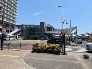会場最寄り駅(守山駅)